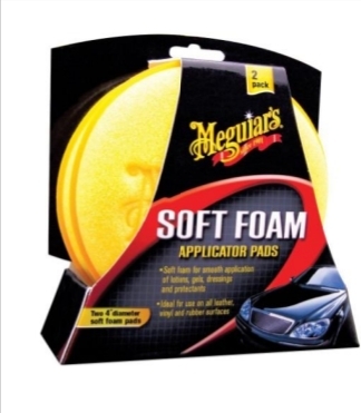 ספוג (2) יישום צהוב 'SOFT FOAM APPLICATOR PAD 4