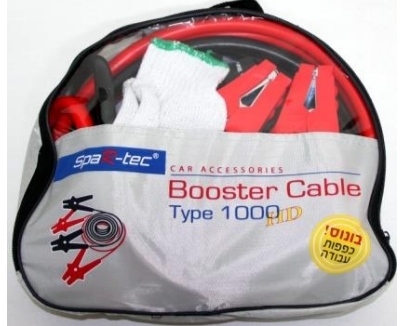 סט כבלי התנעה דגם 1000 אדום+שחור 3 מ'